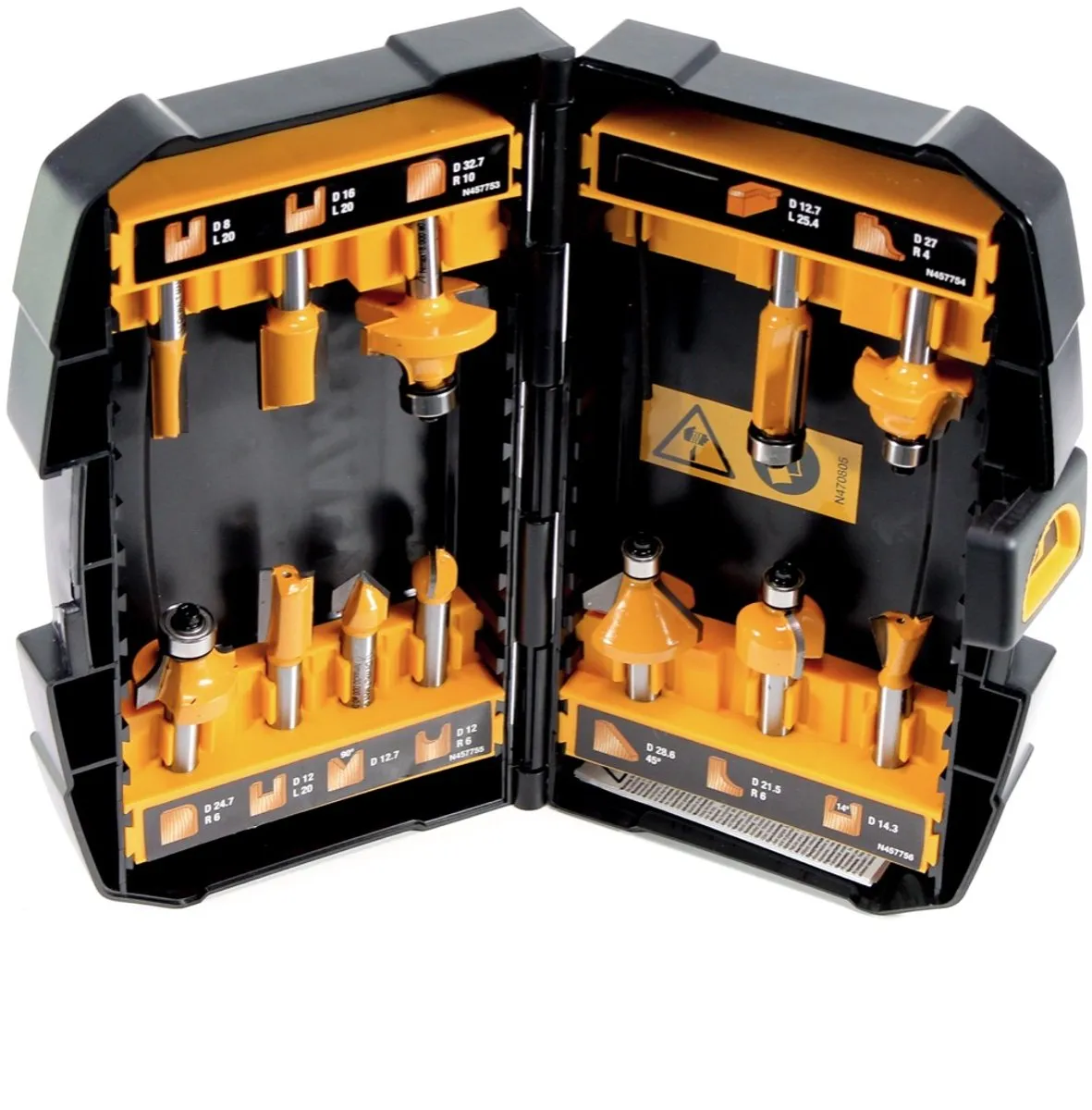 DeWalt DT90016 Frezenset 12-delig - Hout