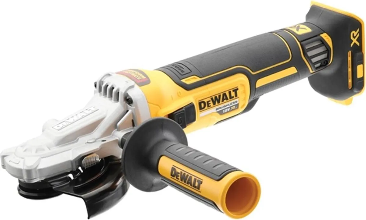 DeWalt DCG405FN Accu Haakse Slijper 18V - 125mm Koolborstelloos