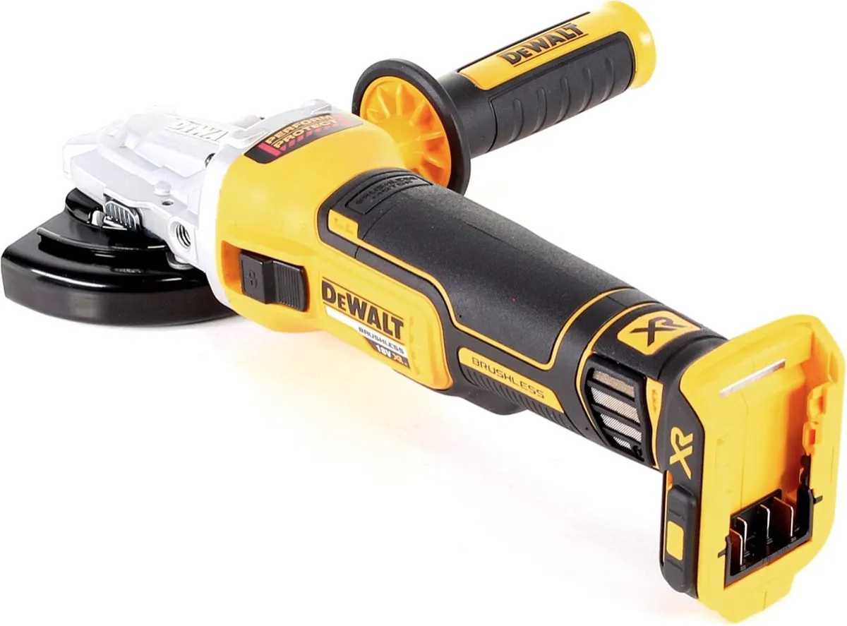 DeWalt DCG405FN Accu Haakse Slijper 18V - 125mm Koolborstelloos