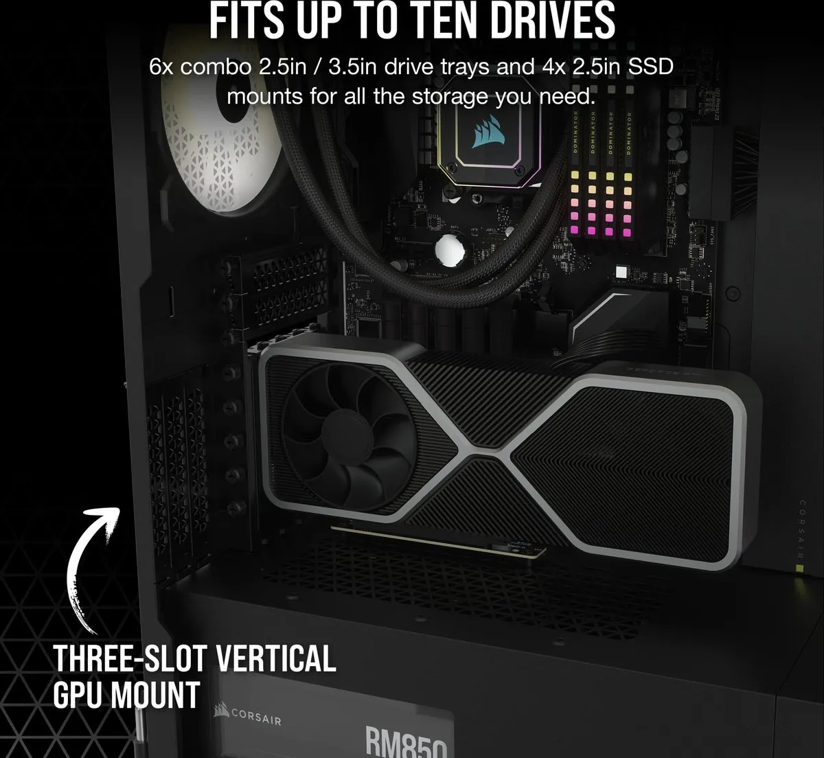 Corsair 7000D AIRFLOW ATX Behuizing - Wit