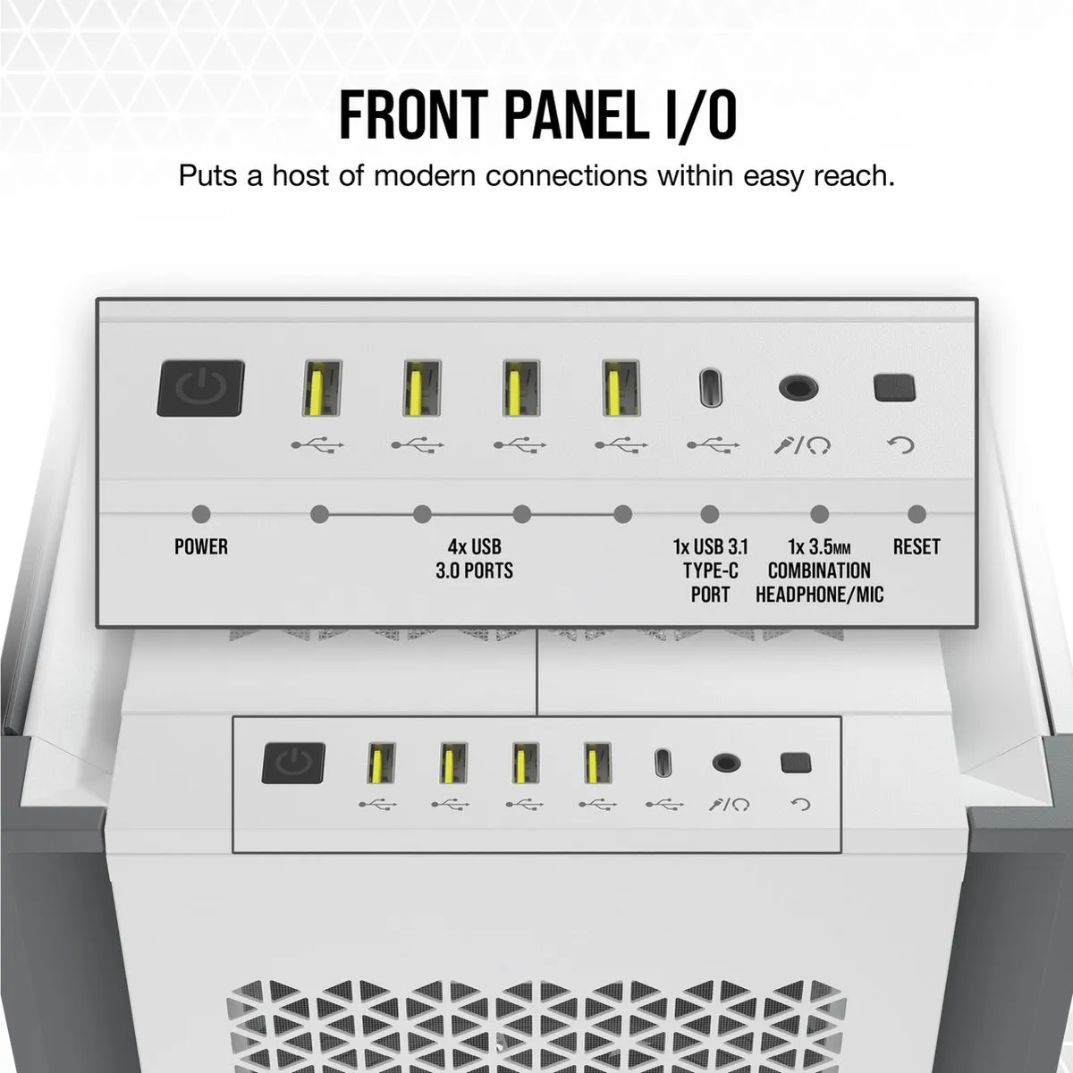 Corsair 7000D AIRFLOW ATX Behuizing - Wit