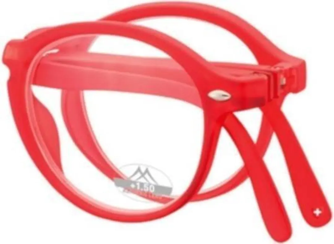 Montana Opvouwbare Leesbril +2,50 - Rood