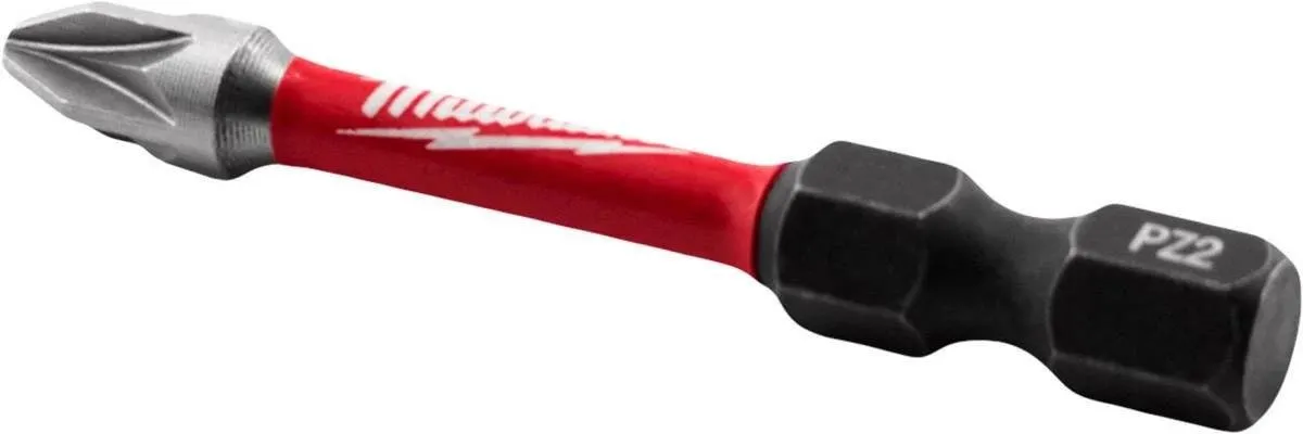 Milwaukee Shockwave PZ2 Schroefbits 50mm - 10 Stuks