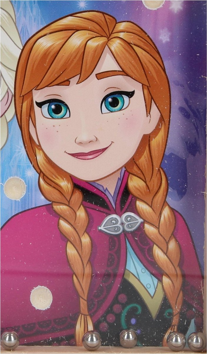 Disney Frozen Houten geduldsspel met 5 balletjes – 14x14cm | Geduldspuzzel | Uitdagende Puzzels | Behendigheid Spelletjes