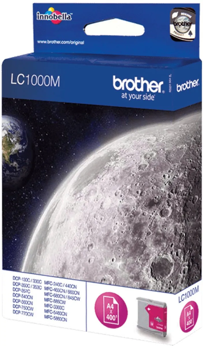 Brother LC-1000M Inktcartridge - Magenta