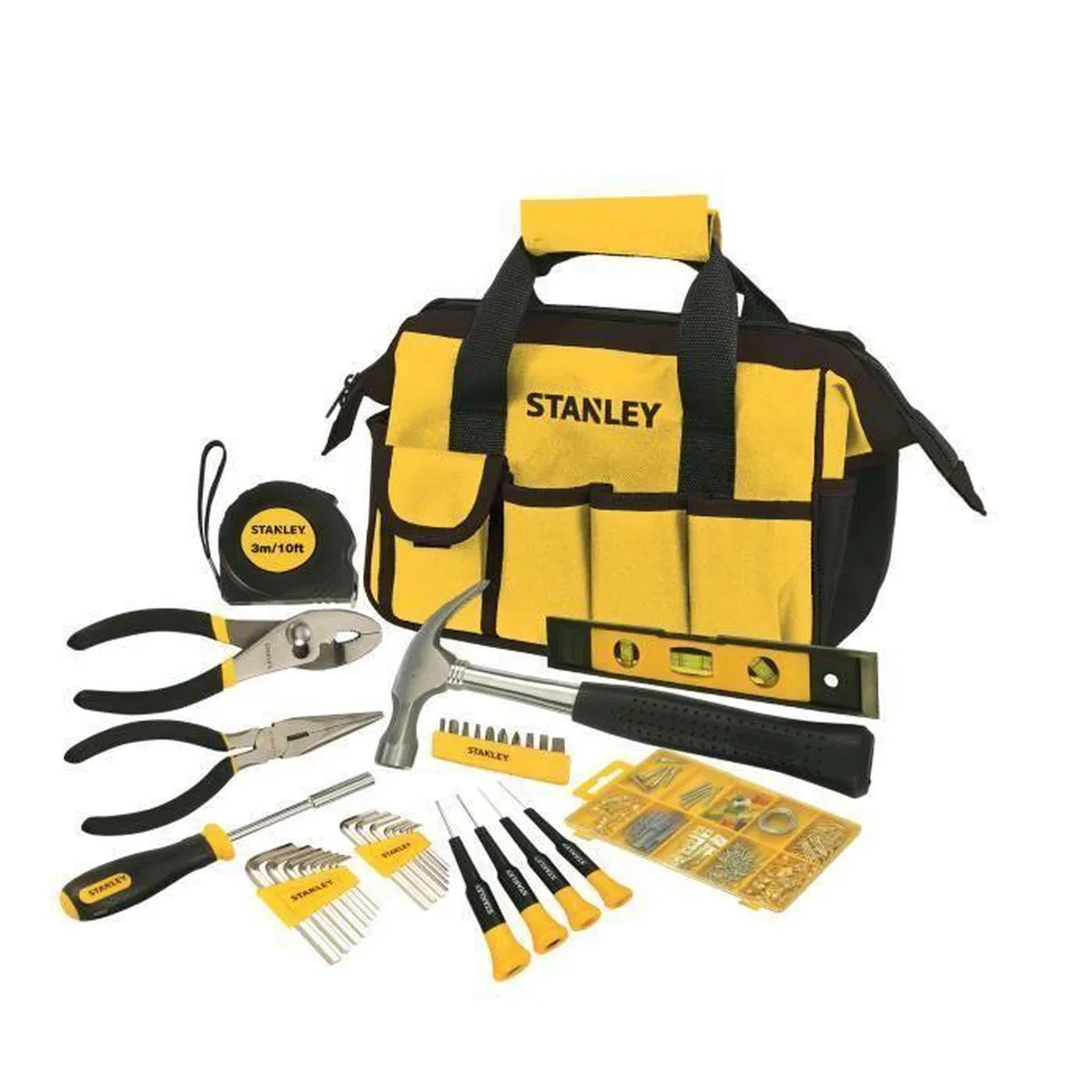 Stanley STMT0-74101 Gereedschapsset - 38-delig - Geel/Zwart/Zilver