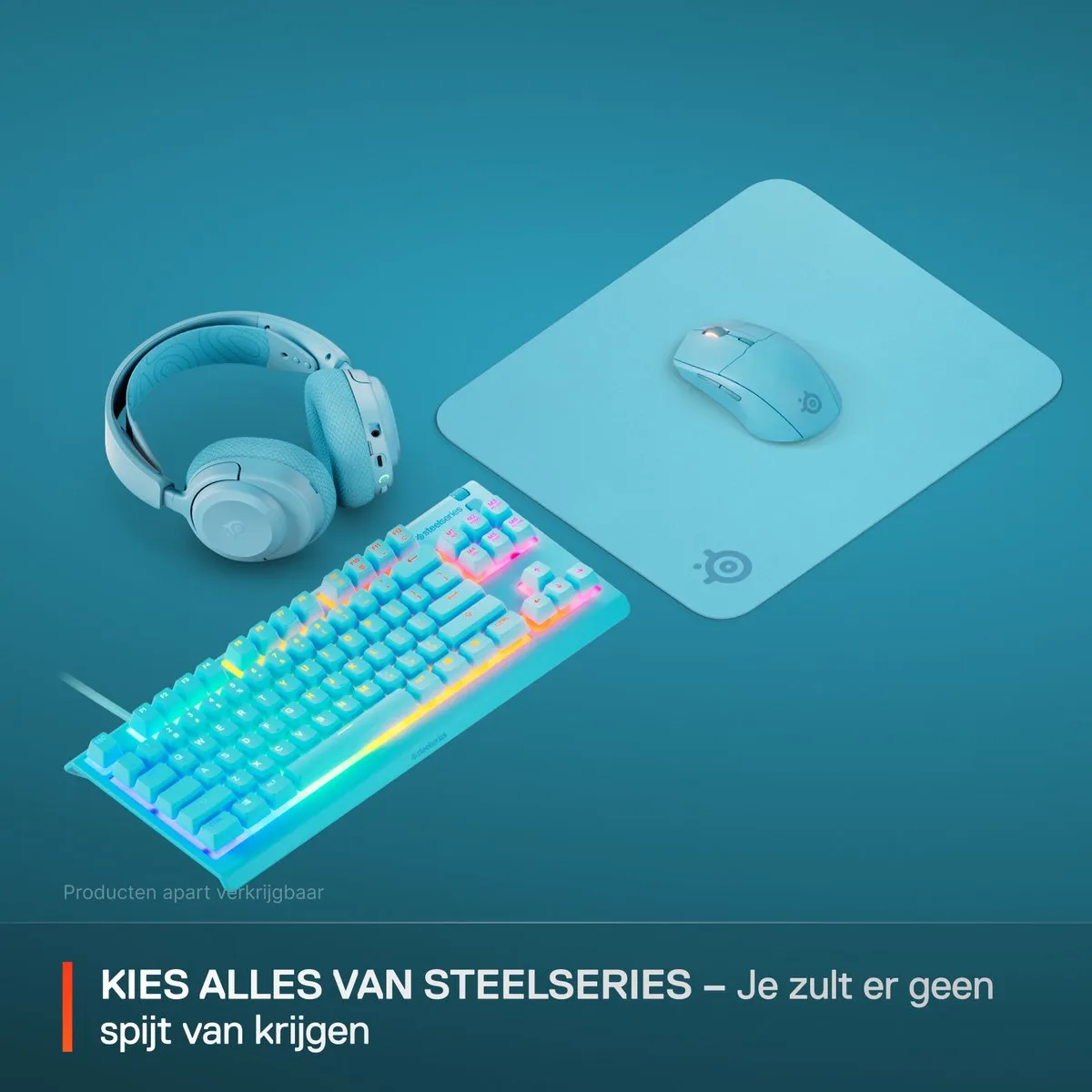 SteelSeries QcK Medium Gaming Mousepad 320x270mm Aqua
