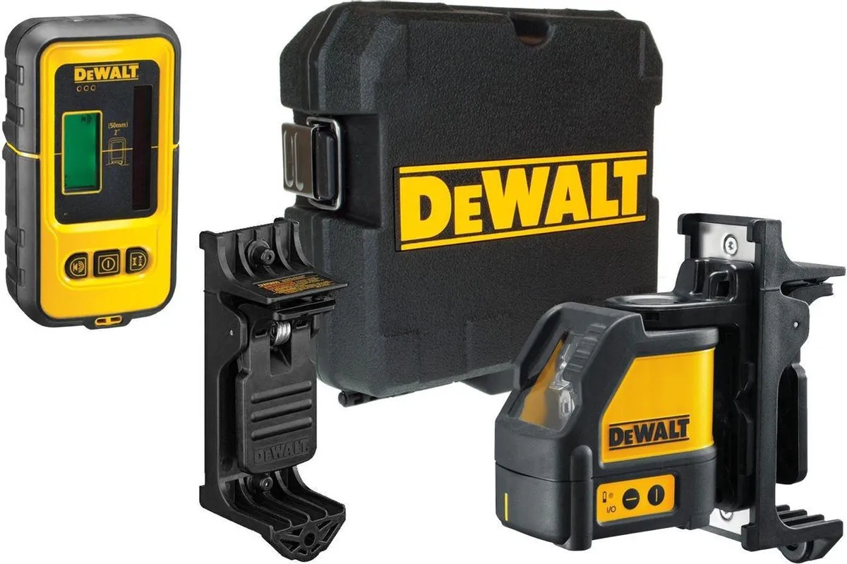 DeWalt DW088KD Kruis Lijnlaser met Ontvanger - 50m