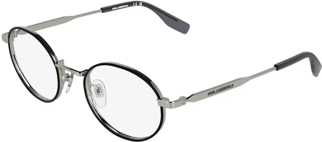 Karl Lagerfeld KL369 Brilmontuur - Zilver/Zwart