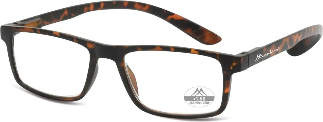 Montana MNR3A Leesbril Tortoise +2.00 - Rechthoekig