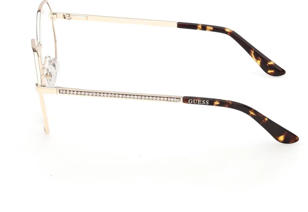 Guess WOMAN Brilmontuur Shiny Pale Gold 54/20/140 - afbeelding 3 van 5