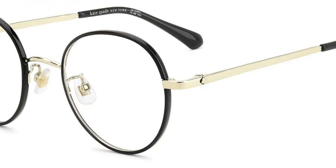 Kate Spade Helka Brilmontuur - Black Gold