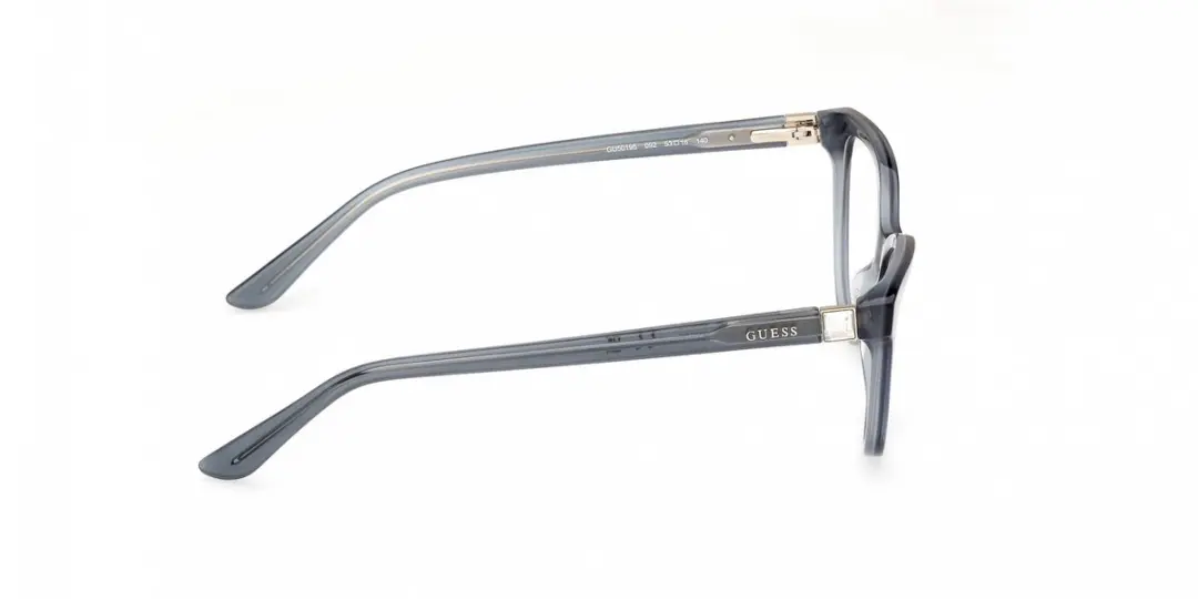 GUESS GU50195 Brilmontuur - Light blue/horn