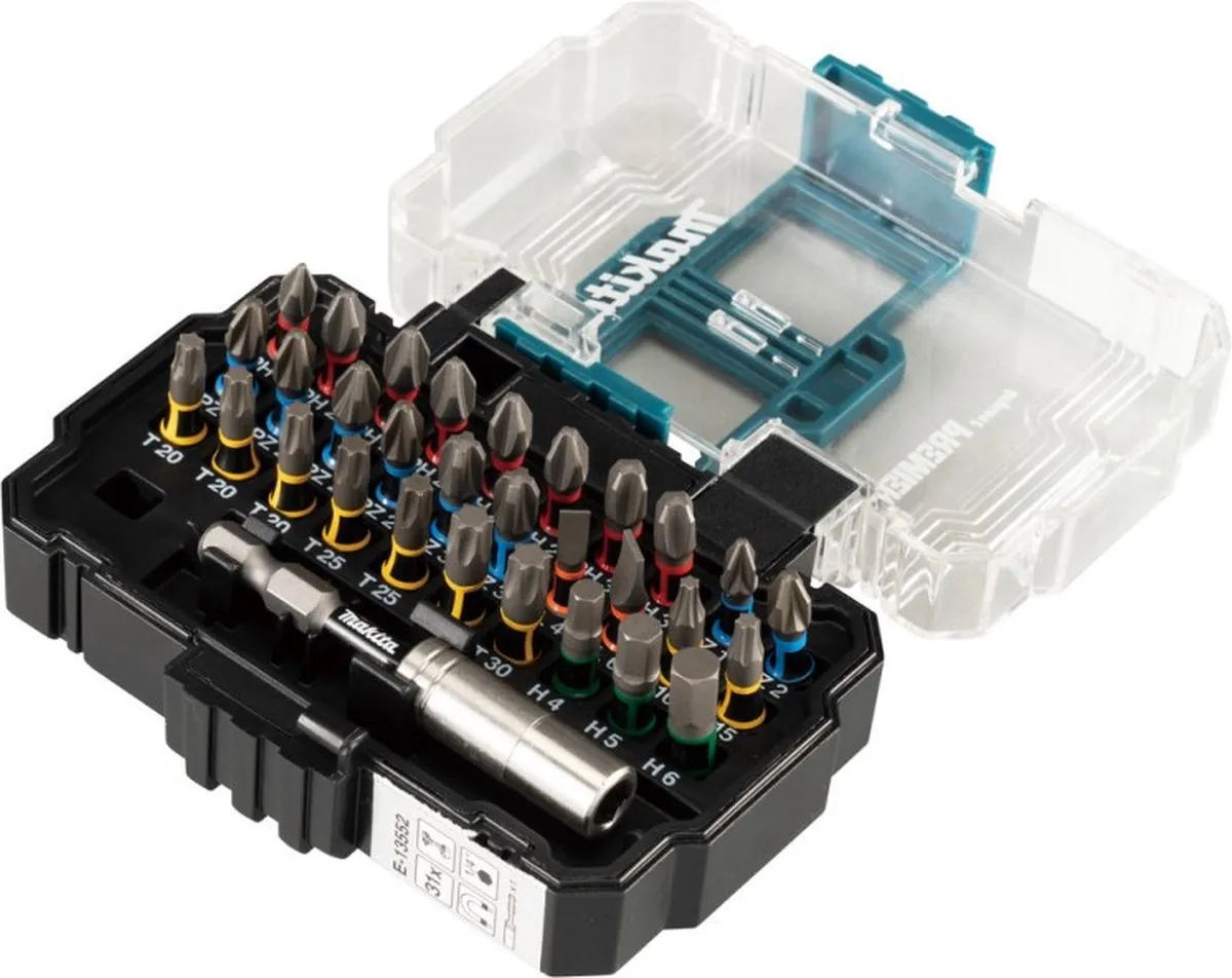 Makita E-13552 Impact Slagschroefbitset 31-delig - afbeelding 6 van 6
