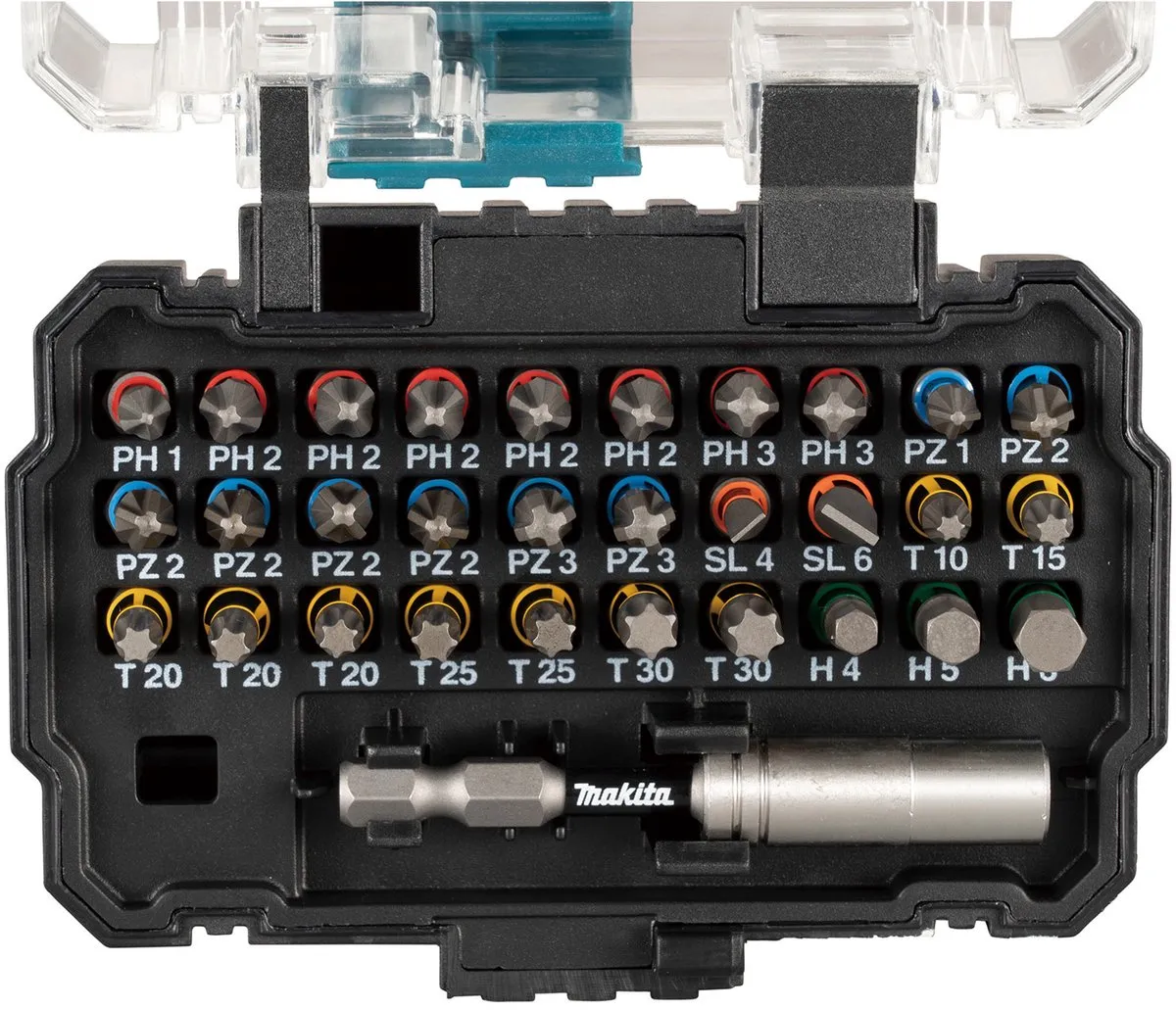 Makita E-13552 Impact Slagschroefbitset 31-delig