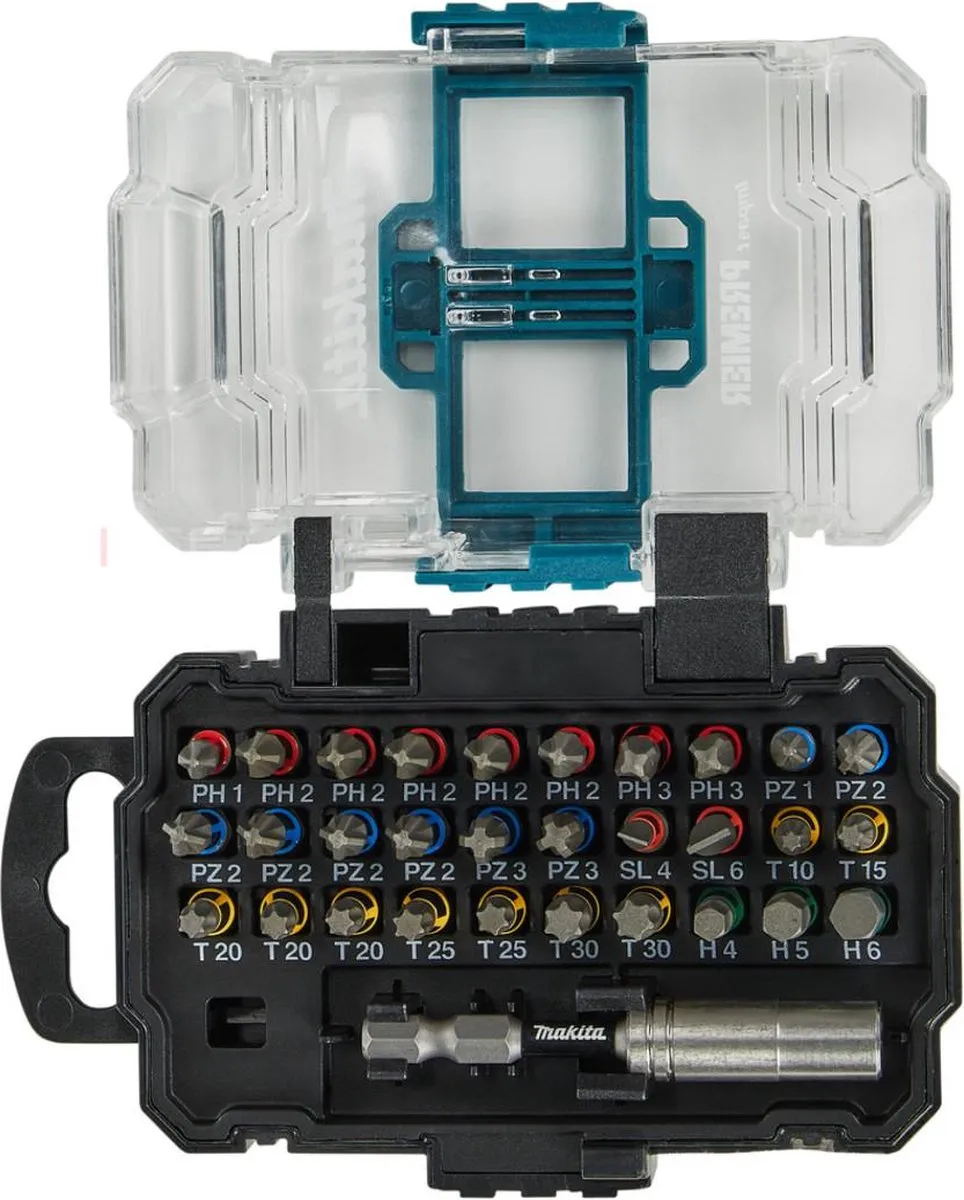 Makita E-13552 Impact Slagschroefbitset 31-delig
