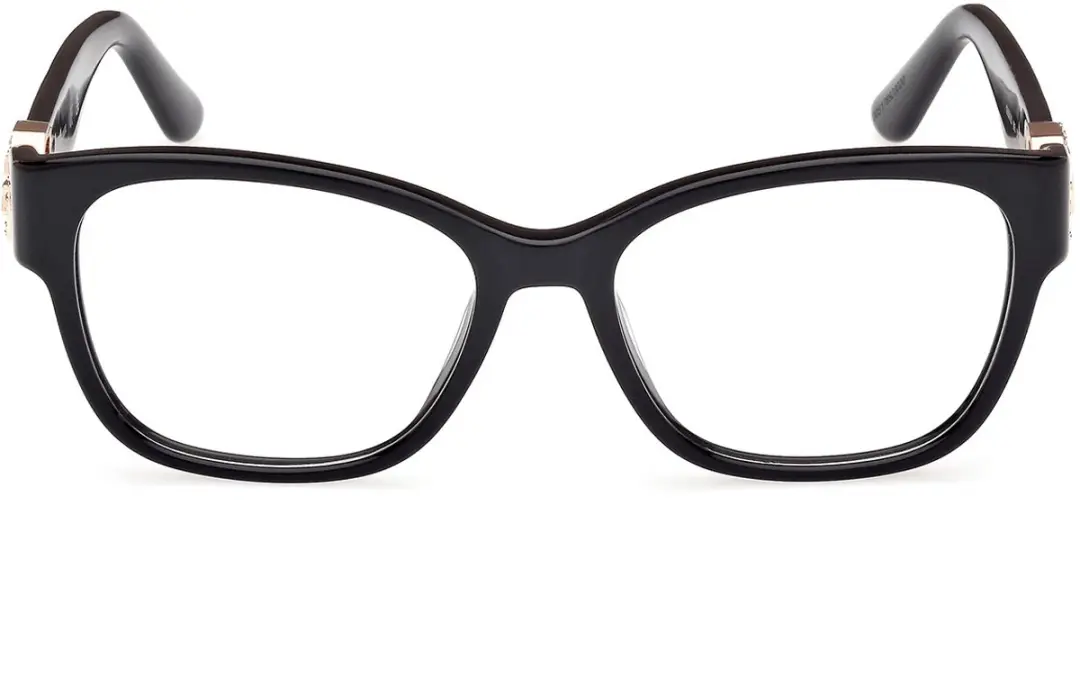 Guess GU50120 Brilmontuur - Shiny Black
