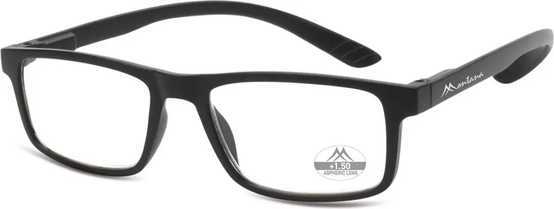 Montana MNR3 Leesbril Nekhanger - Zwart +3.00