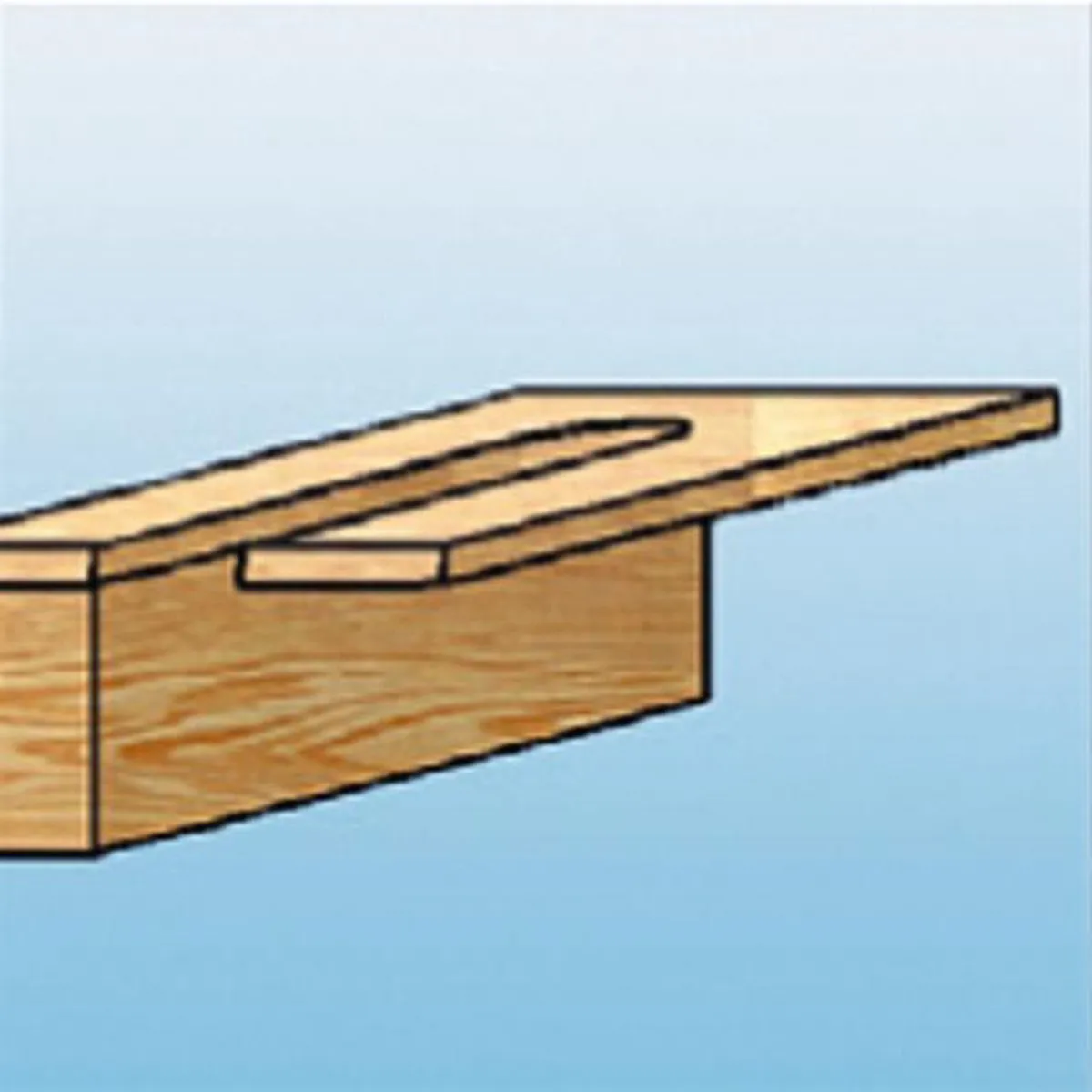 Makita D-09335 Boorfrees 6x19,05mm - Hout