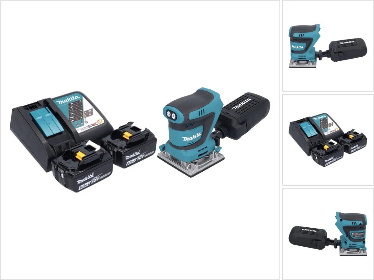 Makita DBO 484 RT Accu-excentrische Schuurmachine 18V