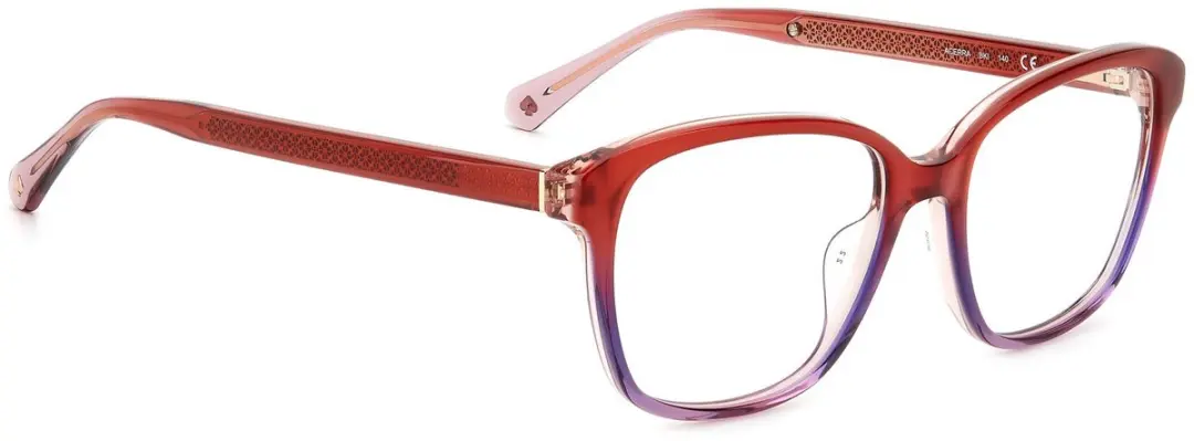 Kate Spade Acerra Brilmontuur - Lilrdvi/Rood/Wit