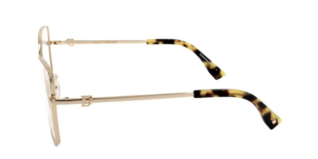 Dsquared2 D2 0039 Brilmontuur - Gold honey havana