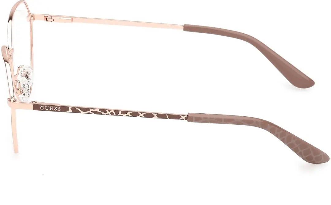 GUESS GU50169 Brilmontuur - Shiny rose gold