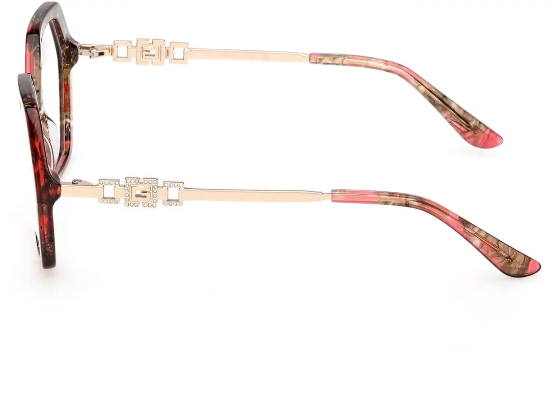 Guess GU50317 Brilmonturen - Bordeaux/Avana