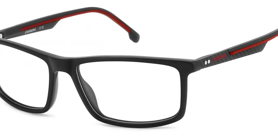 Carrera 8912 Brilmonturen - Matte Black/Red
