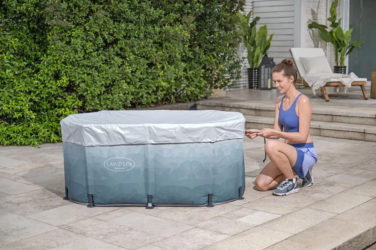 Lay-Z-Spa Glacial Dip Cold Plunge Herstellend IJS Badkuip voor 2 Personen