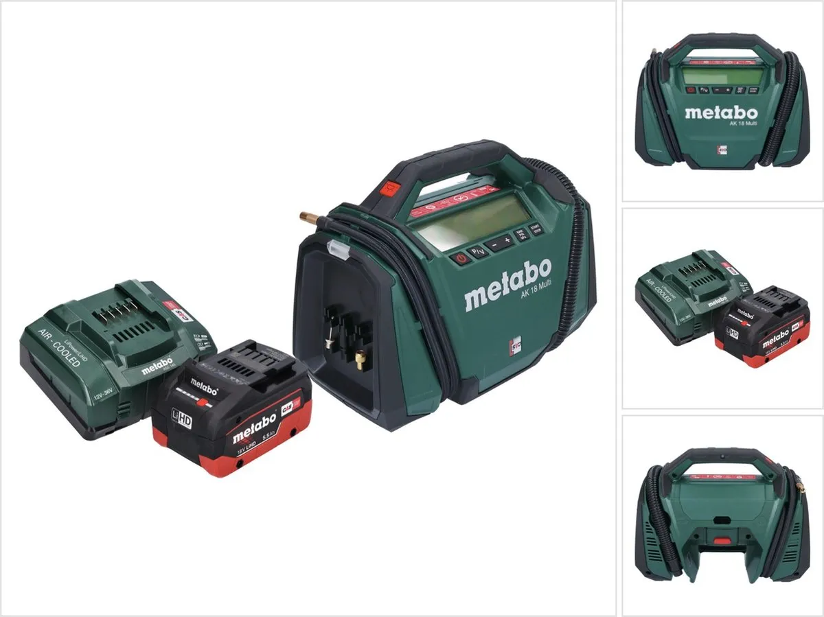 Metabo AK 18 Multi Accucompressor 18V 11 bar