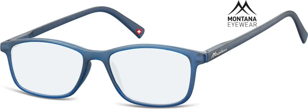 Montana BLF51A Leesbril +2.00 Blauw - Rechthoekig