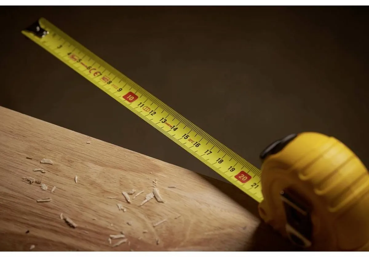 Stanley Rolbandmaat 8m 25mm - Geel