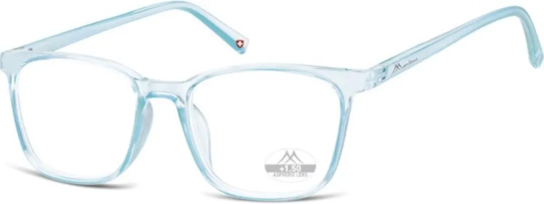 Montana Leesbril HMR56 +2.00 - Blauw/Transparant