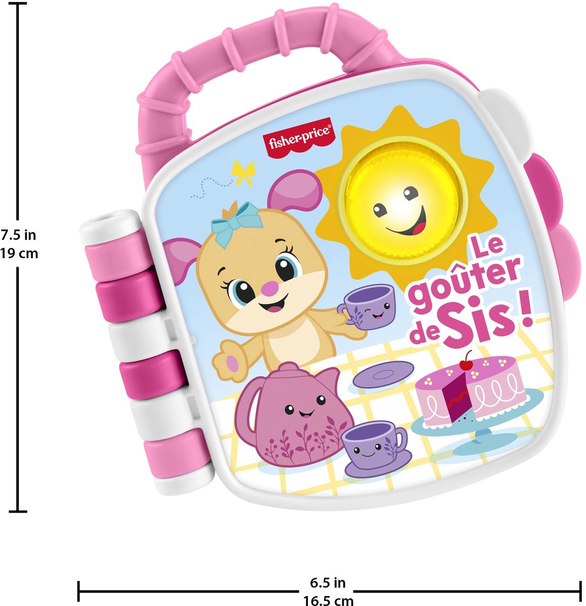 Fisher-Price Leerplezier Laugh & Learn Le goûter de Sis !, 0,5 jaar, Batterijen vereist, AAA, Kunststof, Meerkleurig