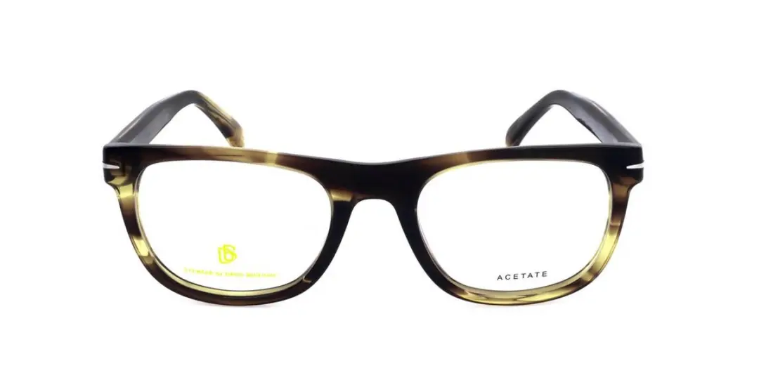David Beckham DB 7085 Brilmontuur - Striped olive