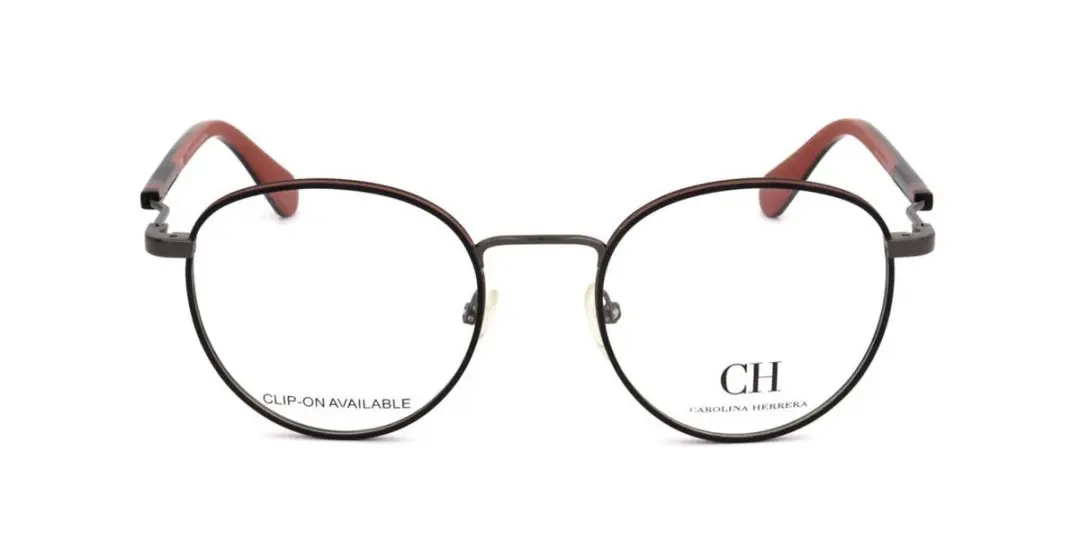 Carolina Herrera VHE144 Brilmonturen - Gun met mat zwart