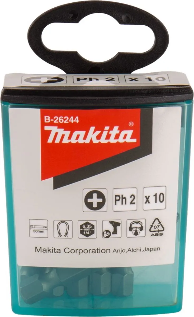 Makita PH2 Schroefbits - 10 Stuks