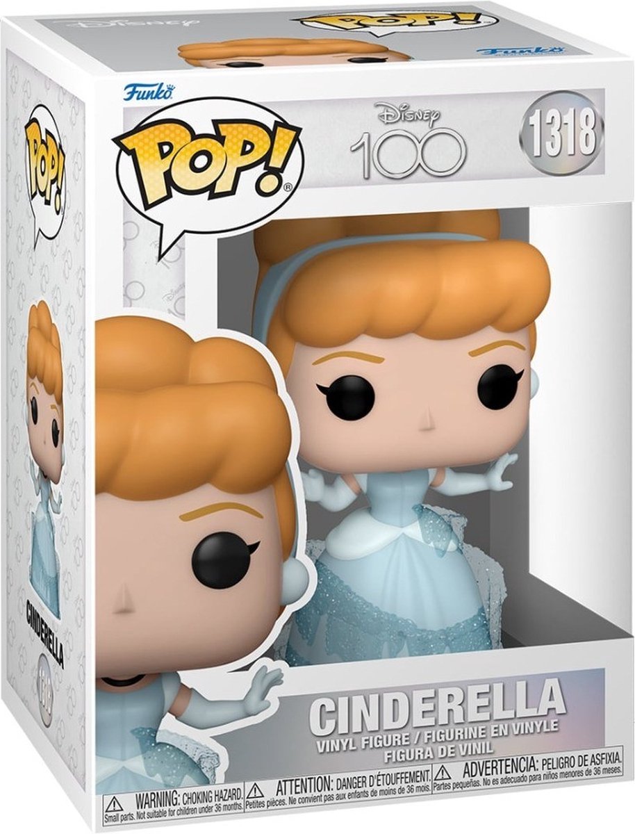 Funko Cinderella Verzamelfiguur Disney's 100th Anniversary POP! Cinderella 9 cm Multicolours