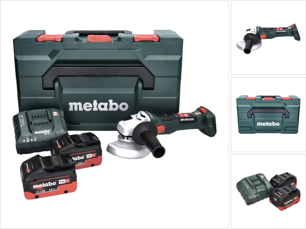 Metabo W 18 LT BL 11-125 Accu Haakse Slijper