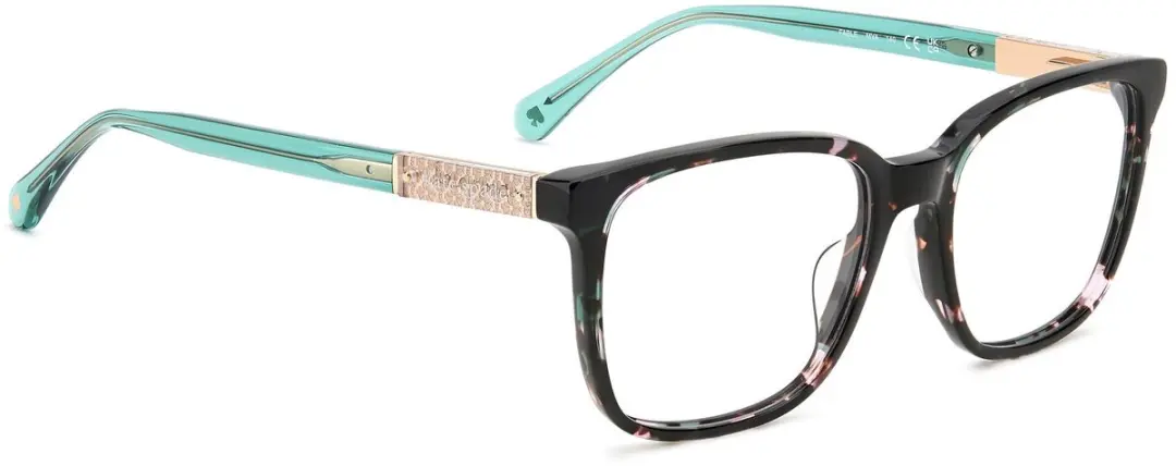 Kate Spade Fable Brilmontuur - Green Pink Havana