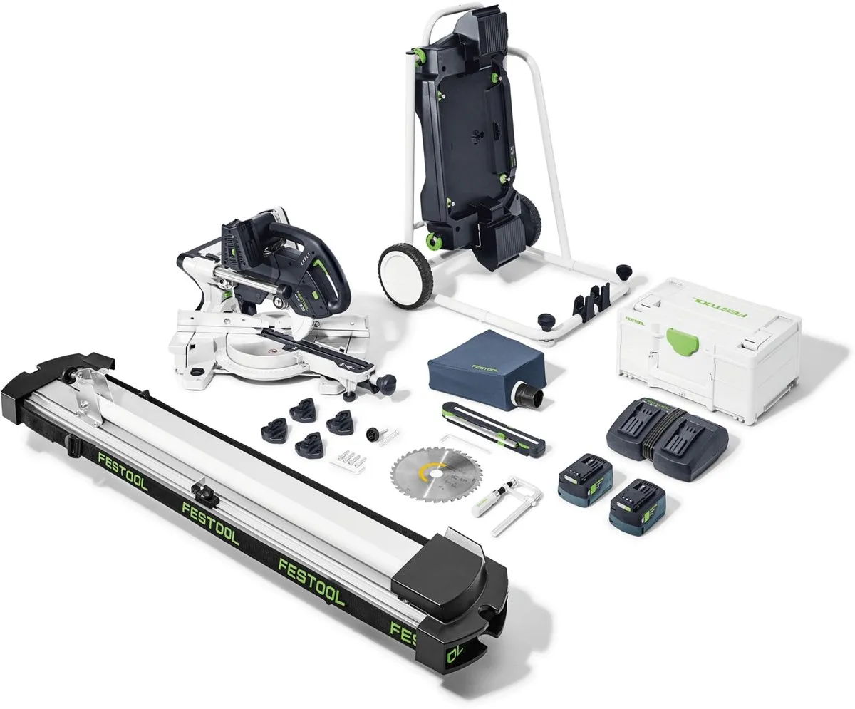 Festool KSC 60 EB 5.0 Accu Afkortzaag 216mm - 18V 5.0Ah