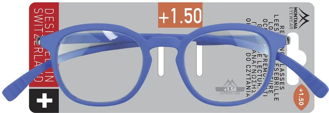 Montana Hangende Leesbril Blauw MNR4B +2.50