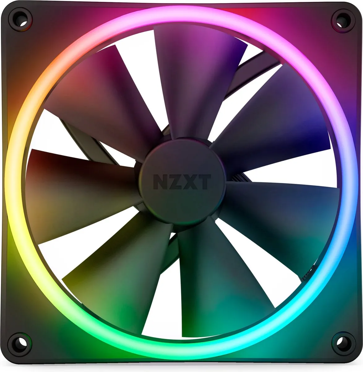 NZXT F140 RGB Duo Ventilator 140mm - Zwart
