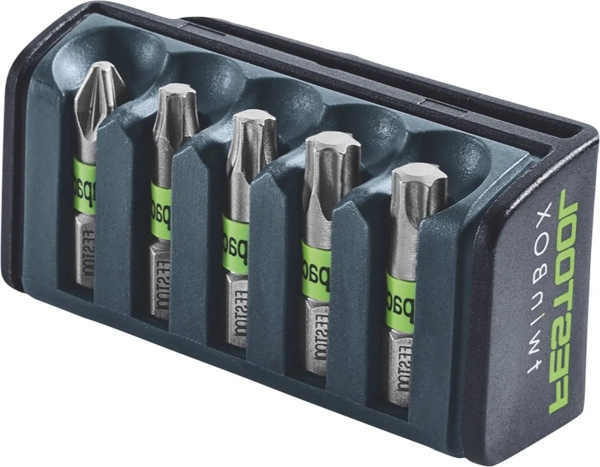 Festool BT-IMP SORT3 Bitcassette 204383 - 6 Stuks