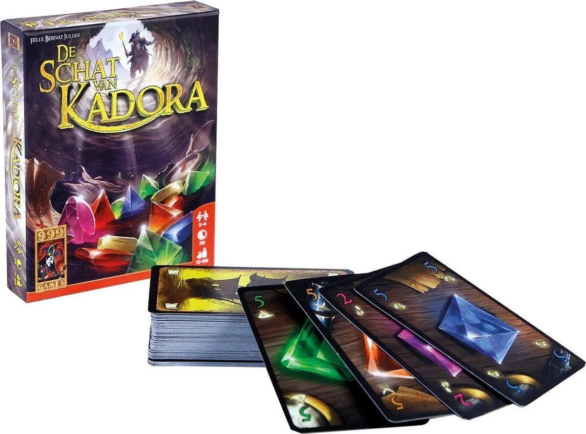 999 Games De Schat van Kadora Kaartspel 999-KAD01 - 2-4 Spelers