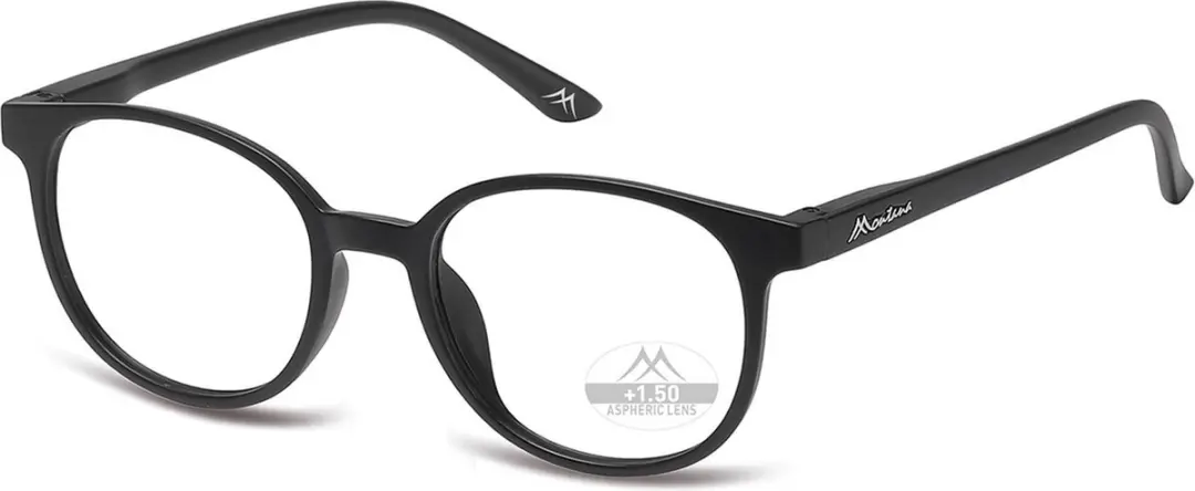 Montana Leesbril MRC2 +1.00 Zwart - inclusief Clip-on Zonnebril