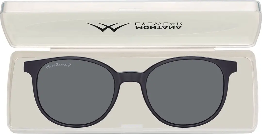 Montana Leesbril MRC2 +1.00 Zwart - inclusief Clip-on Zonnebril