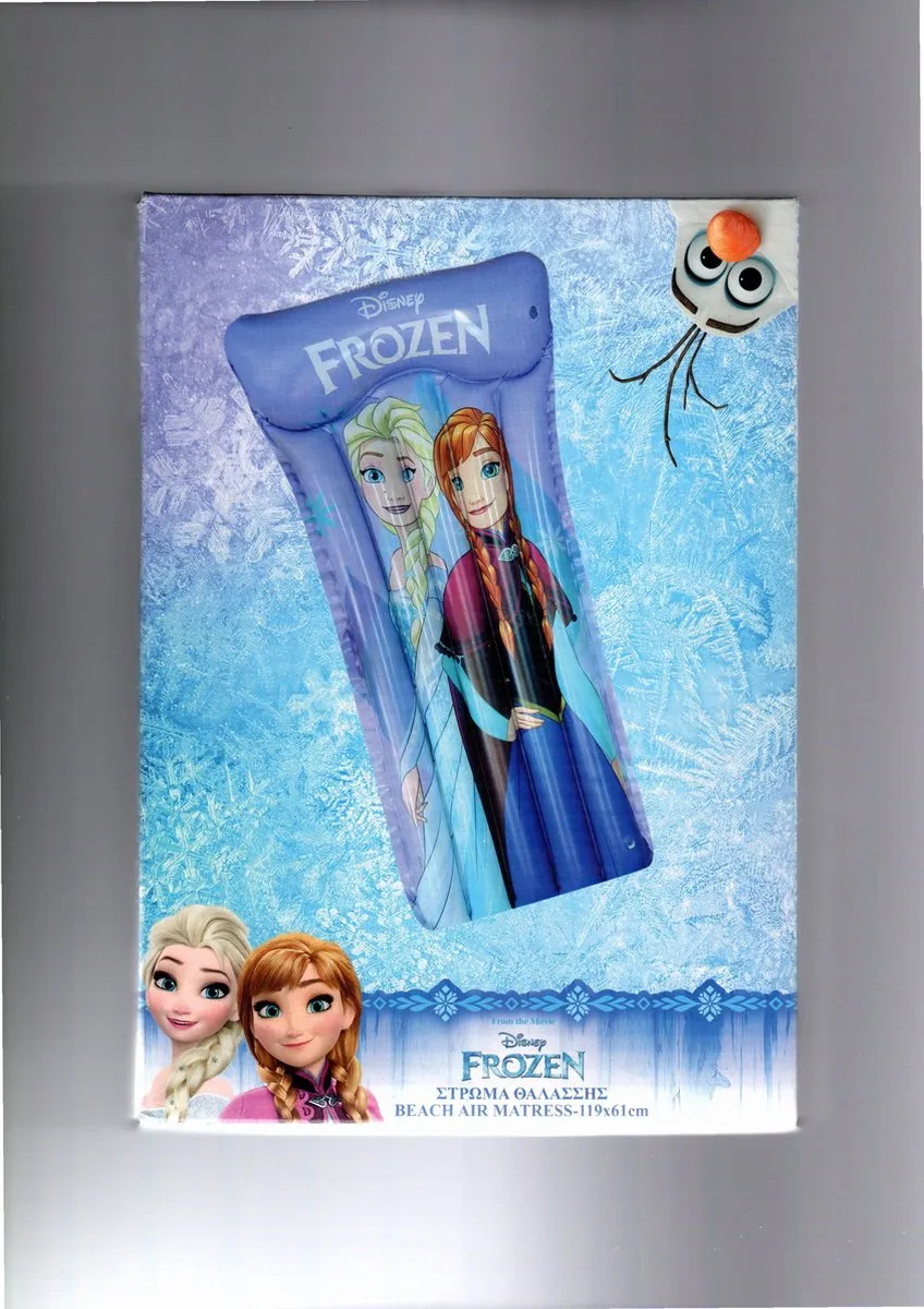 Disney Frozen Beach Luchtbed 119x61cm - Paars