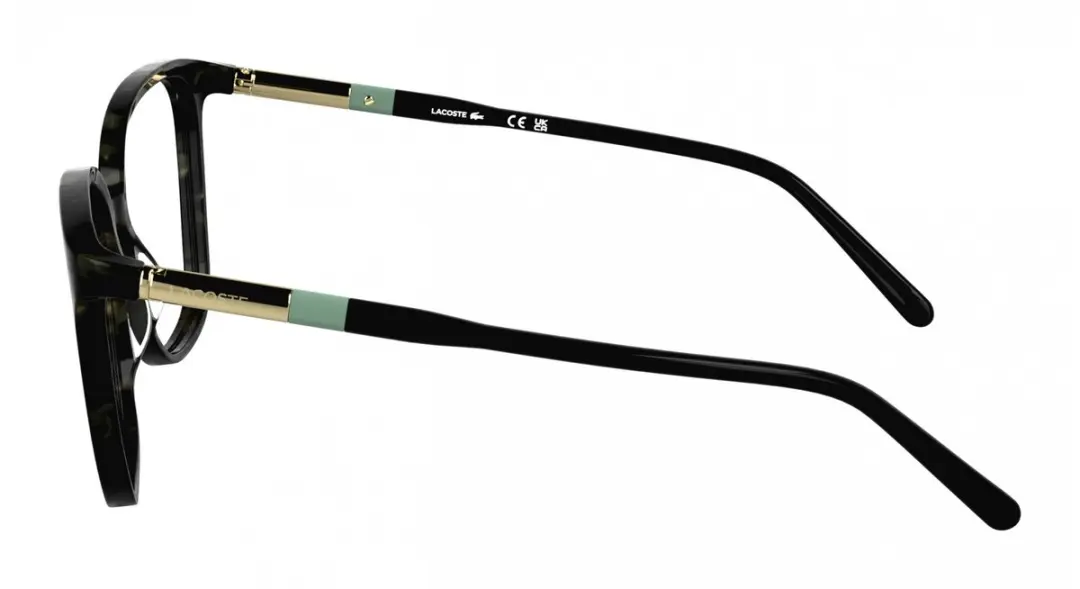 Lacoste L2985 N Havana Khaki Brilmontuur